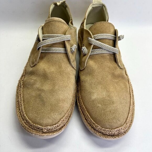 On Foot Silken Perforated Sneaker Women's Size 42 Brown Suede Casual Comfort - Picture 5 of 16